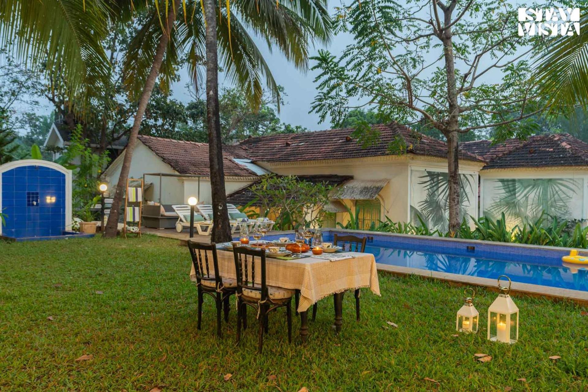Stayvista At Amalia By Tellado With Pool, Wifi Assagao Екстер'єр фото